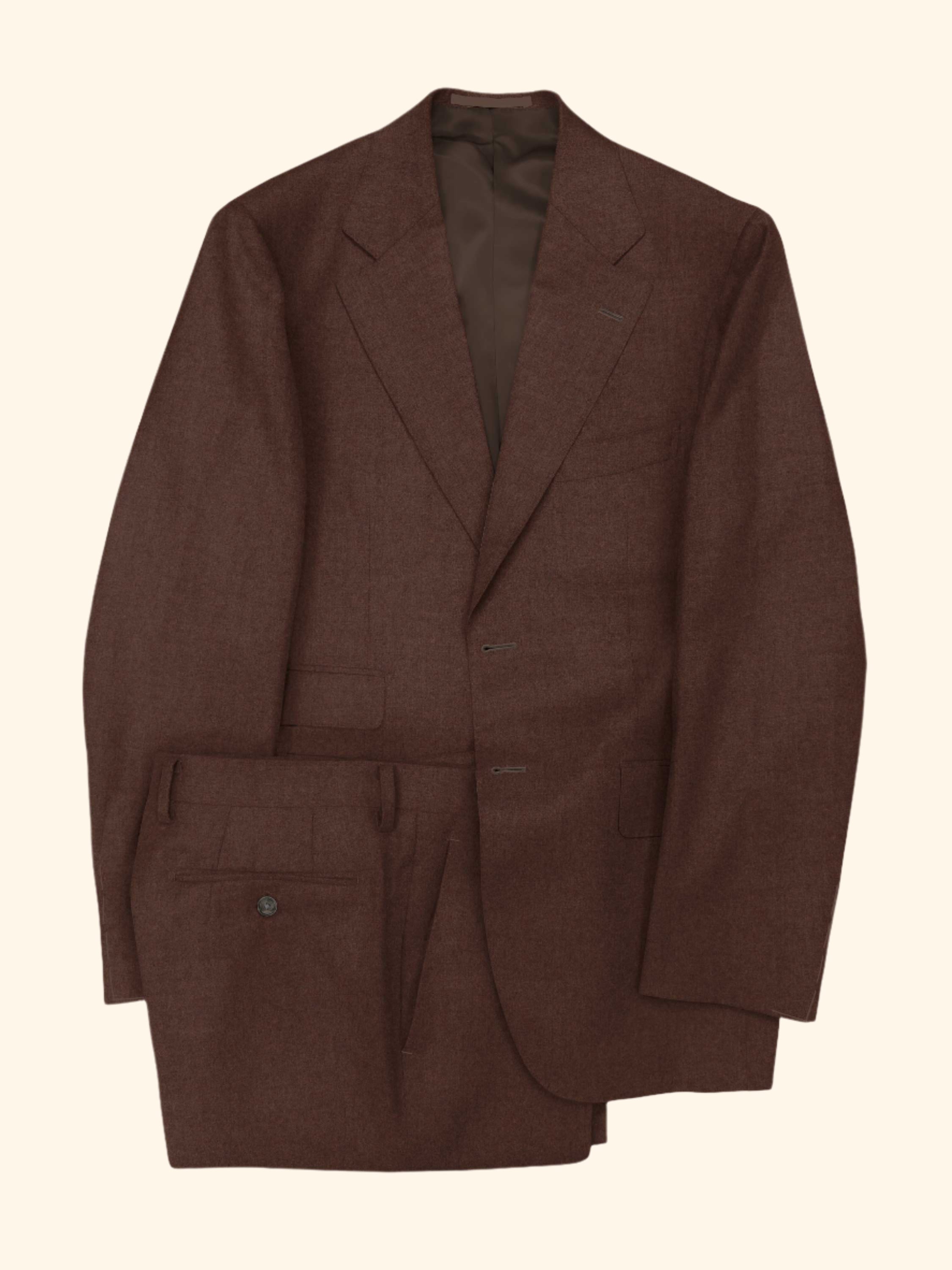 Brown Flannel Suit