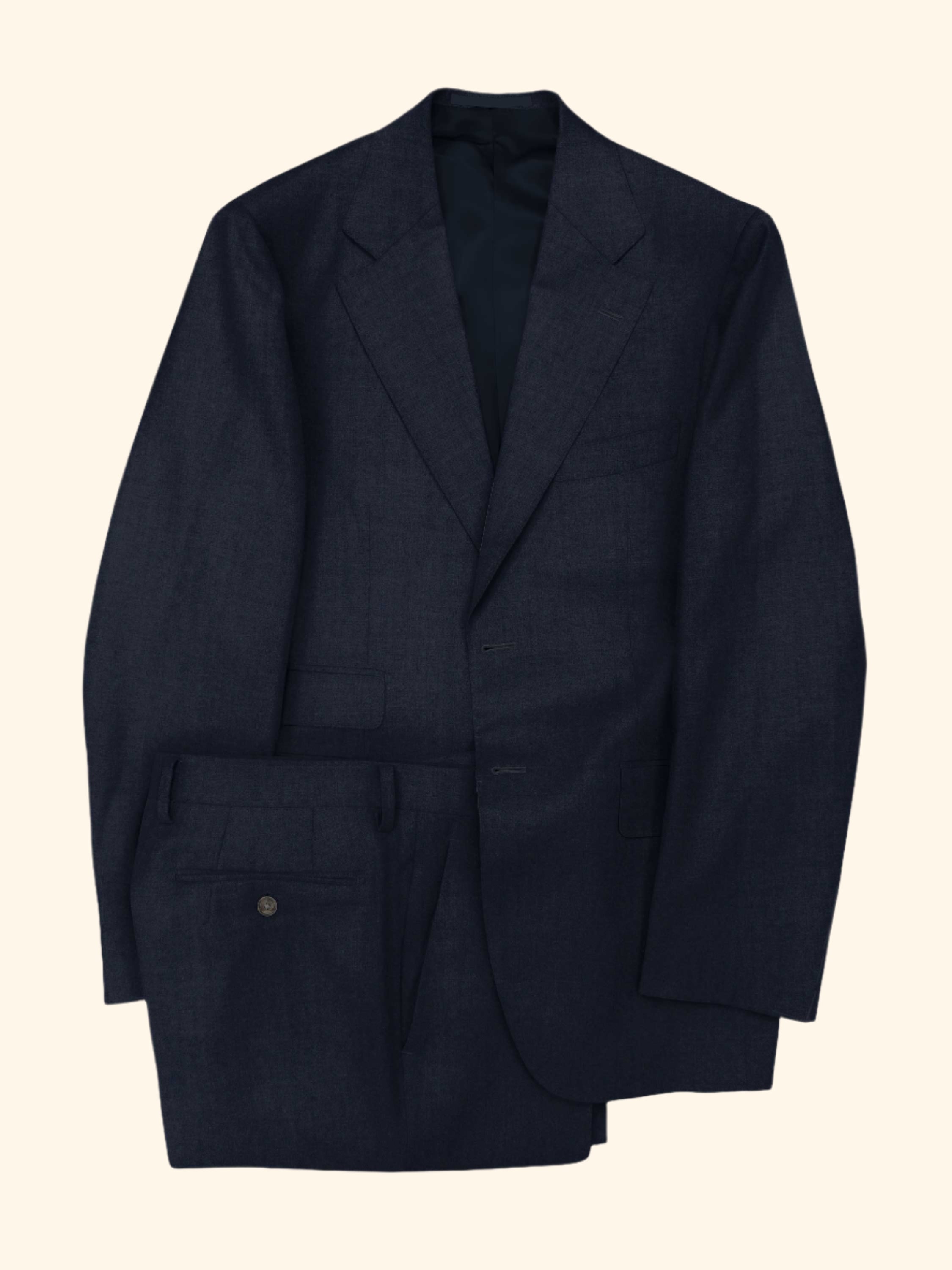 Navy Flannel Suit