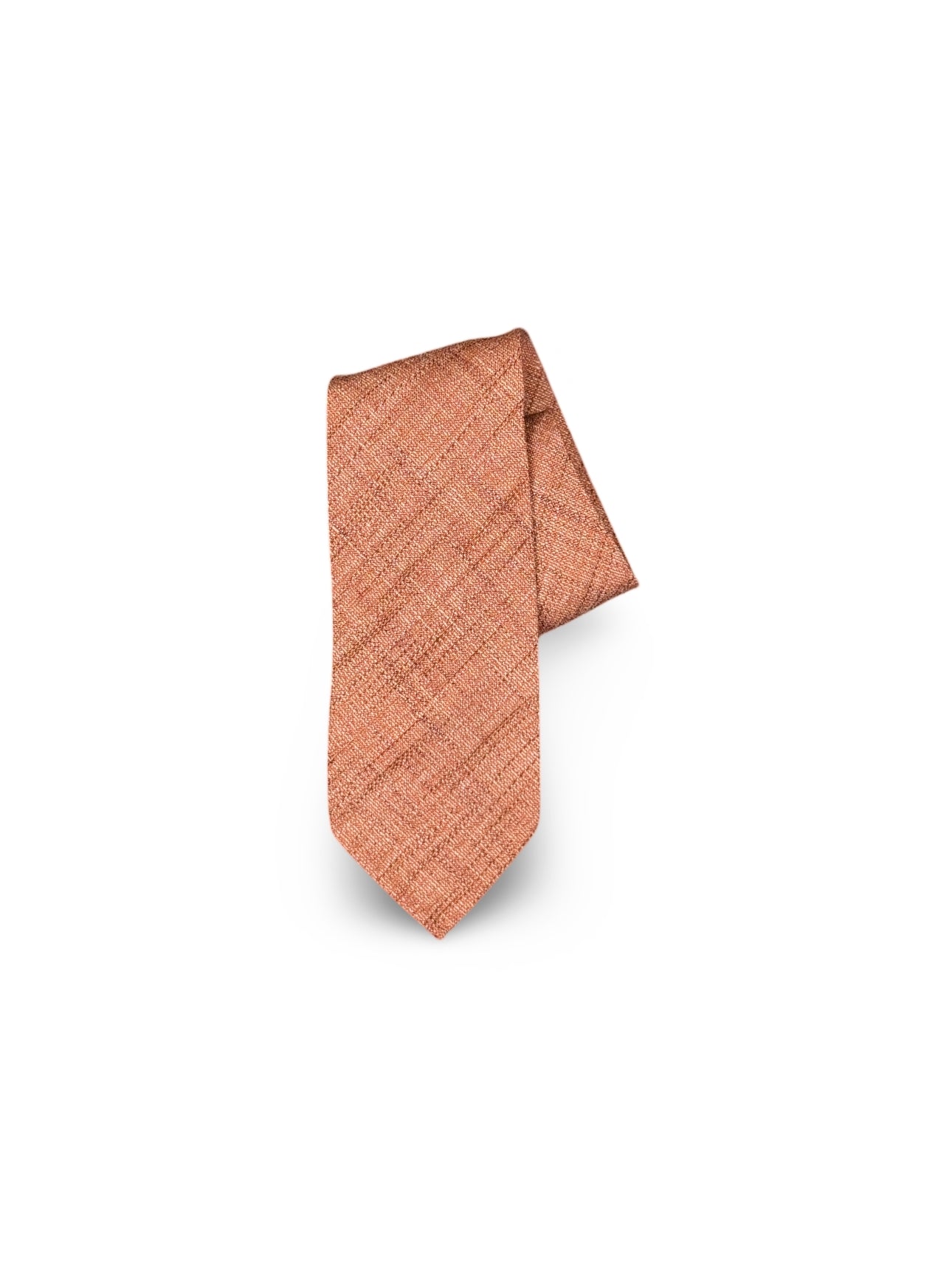 Orange Dormeuil Hand Rolled Unlined Tie