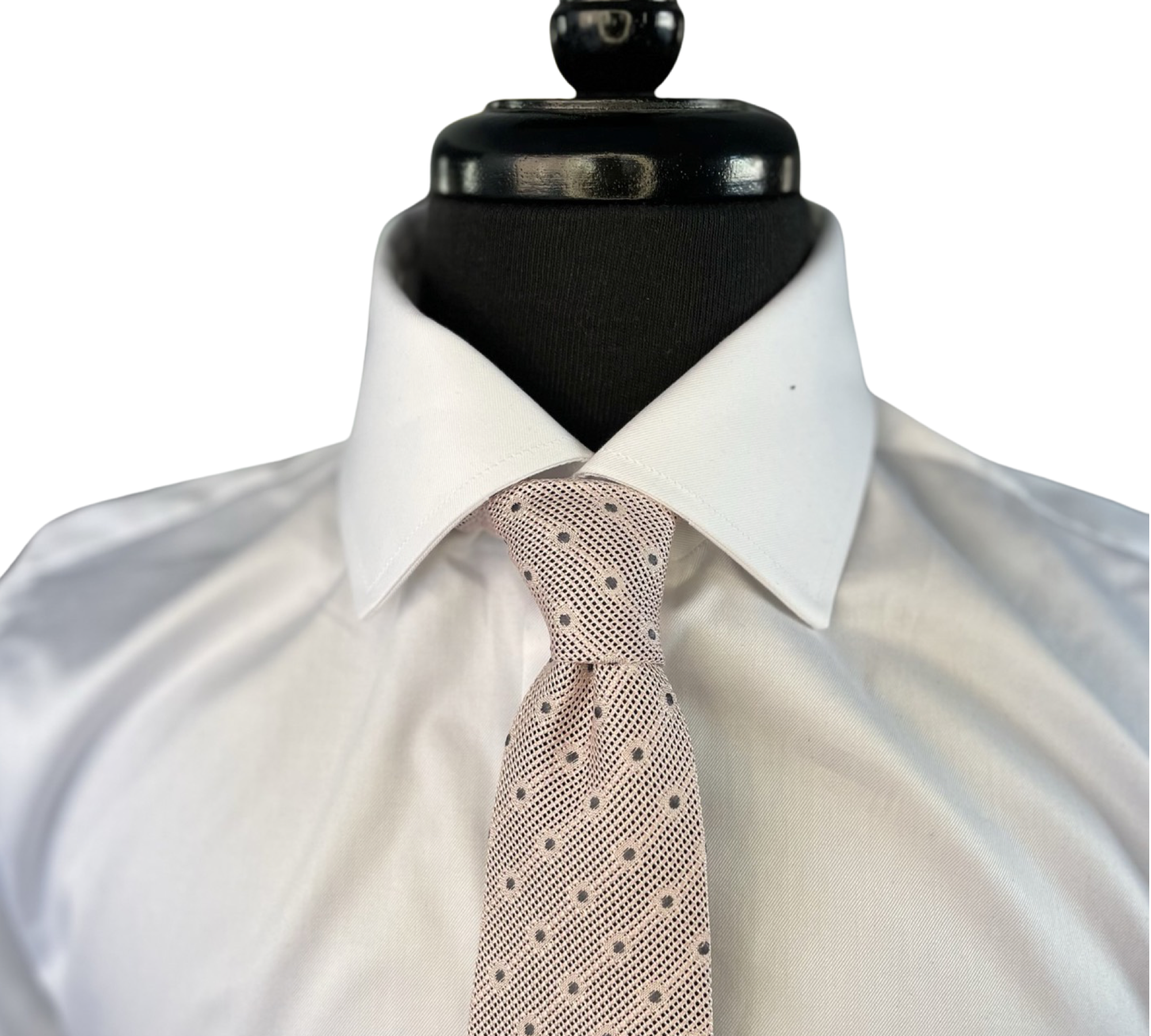 Pink Dot Grenadine Tie